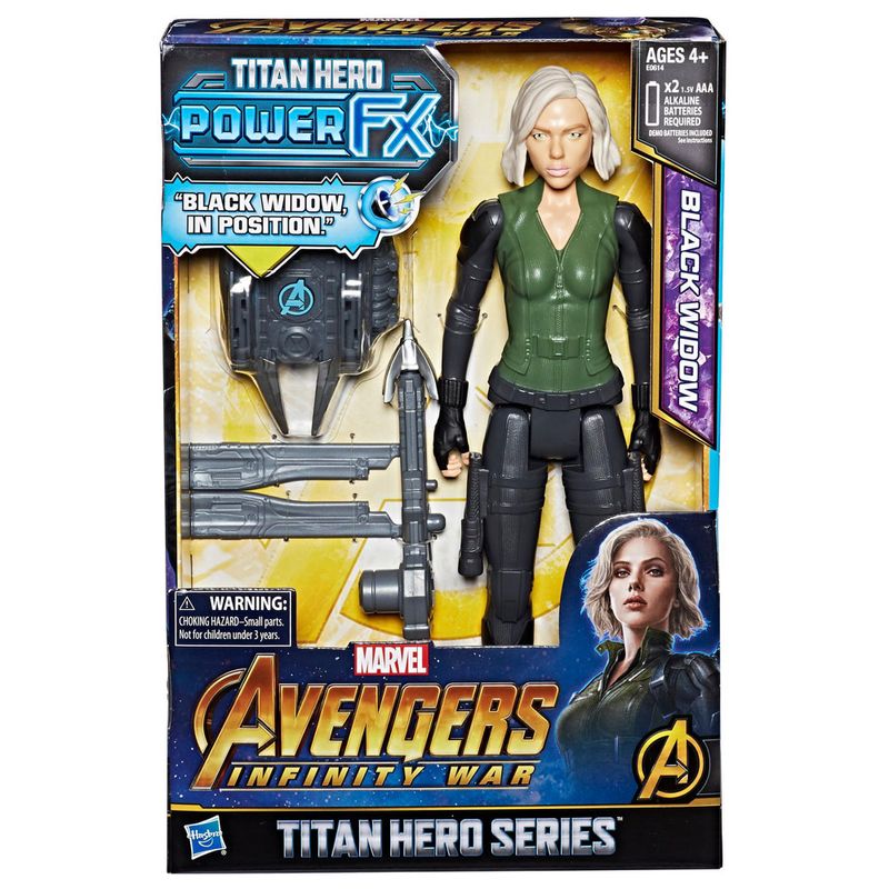 Figura-de-Acao---Power-Pack---30-Cm---Disney---Marvel---Avengers---Serie-Titan-Hero---Viuva-Negra---Hasbro