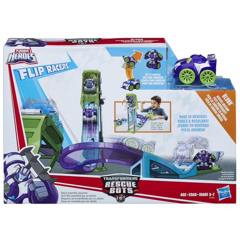 Pista-de-Corrida---Playskool-Heroes---Flip-Racer---Transformers-Rescue-Bots---Hasbro