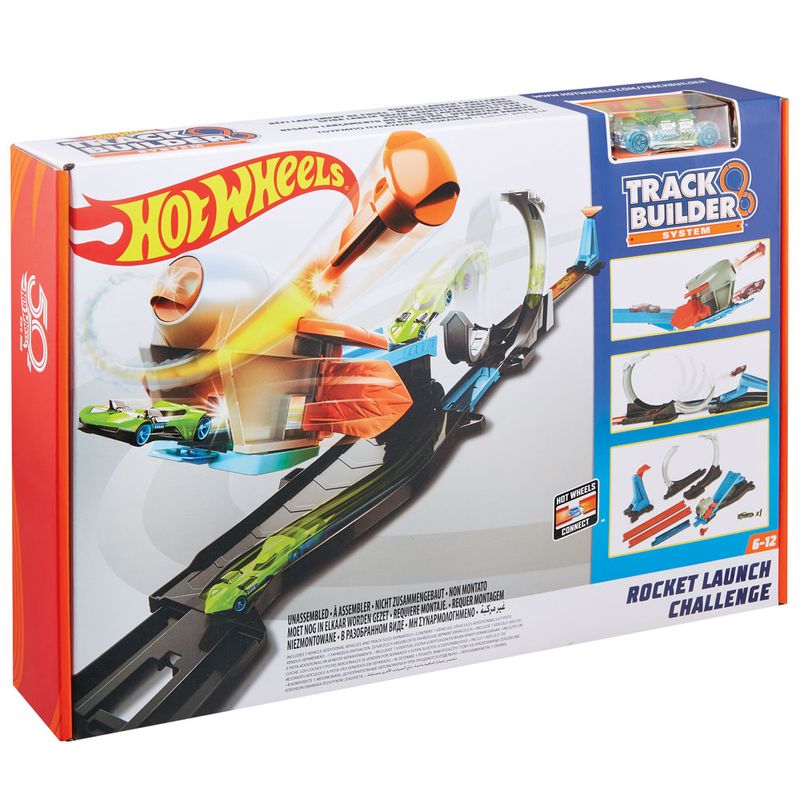 Conjunto-Pista-e-Veiculo---Hot-Wheels---Track-Builder---Desafio-Lancador---Mattel