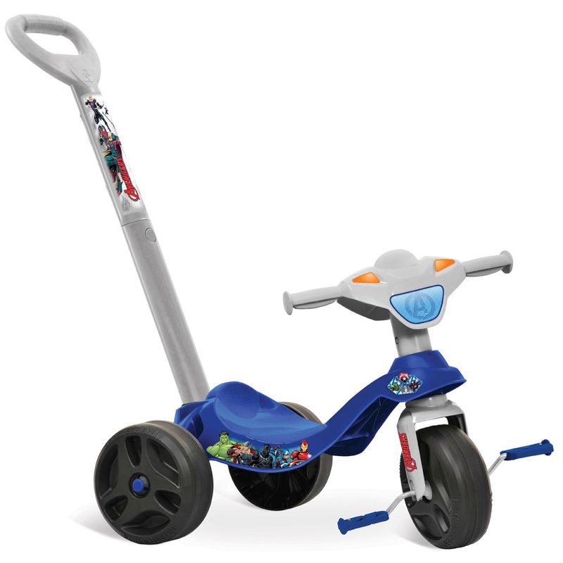triciclo-tico-tico-passeio-e-pedal-disney-marvel-avengers-azul-bandeirante-3013_Frente