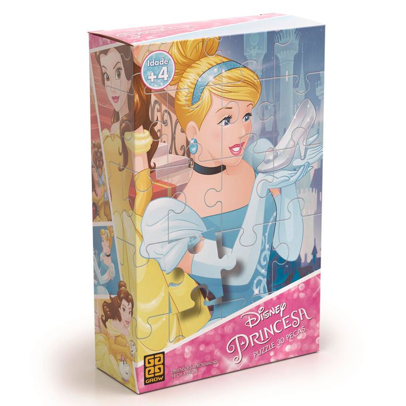 Quebra-Cabeca---Princesas-Disney---30-Pecas---Grow