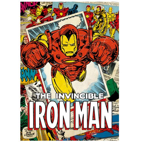 Quebra-Cabeça Nano - 500 Peças - Marvel Comics - Avengers - Iron Man - Toyster - Disney