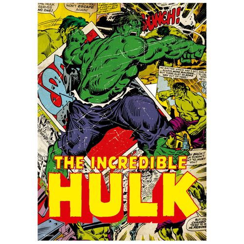 Quebra-Cabeça Nano - 500 Peças - Marvel Comics - Avengers - Hulk - Toyster - Disney