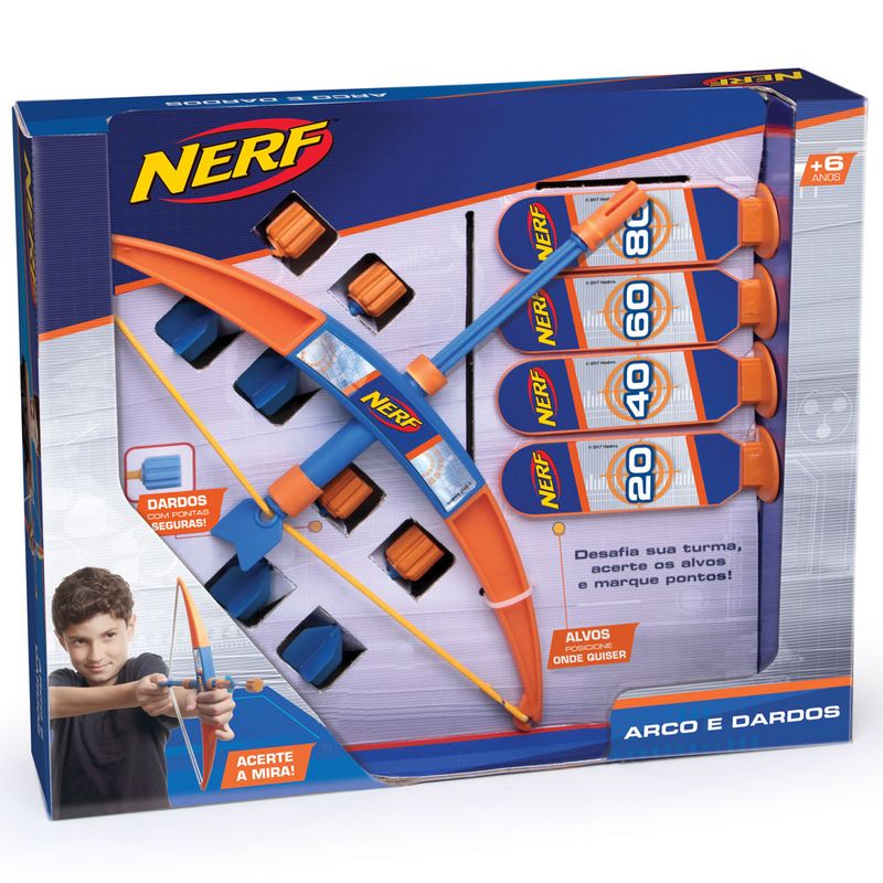 Lancador-de-Dardos-com-Alvo---Nerf---Elka