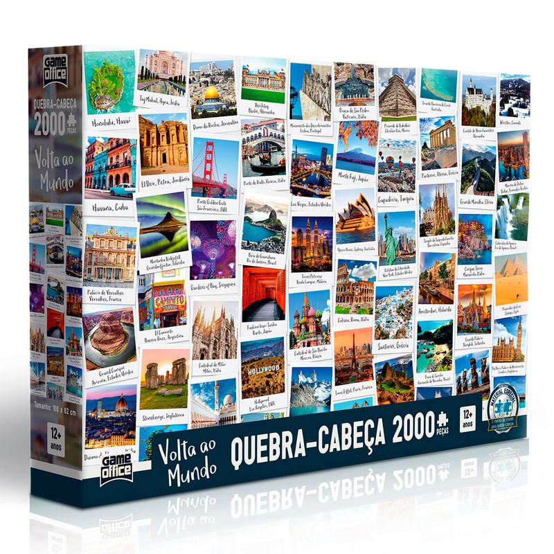 Quebra-Cabeca---Volta-ao-Mundo---2000-Pecas---Toyster
