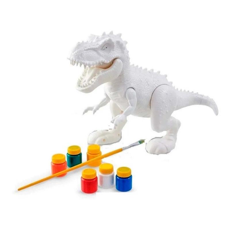 Dinossauro T Rex Em Vinil E Realista Diver Dinos Divertoys - Ri Happy