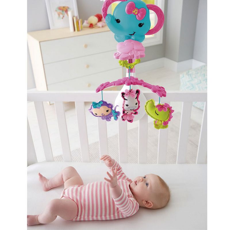 Mobile---Amiguinhas-Animadas---Rosa---Fisher-Price