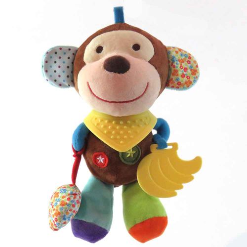 Massageador de Gengiva e Bico Mordedor Infantil Macaco de Silicone Desenho  Animado • Loja Oficial