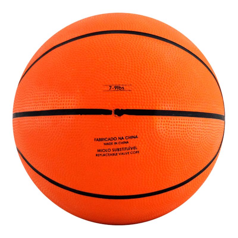 Mini-Bola-de-Basquete---14-cm---Laranja-e-Preto---Pratique-Net