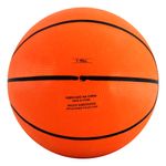 Mini-Bola-de-Basquete---17-cm---Laranja-e-Preto---Pratique-Net