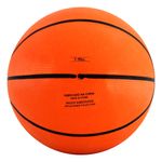 Mini-Bola-de-Basquete---17-cm---Laranja-e-Preto---Pratique-Net