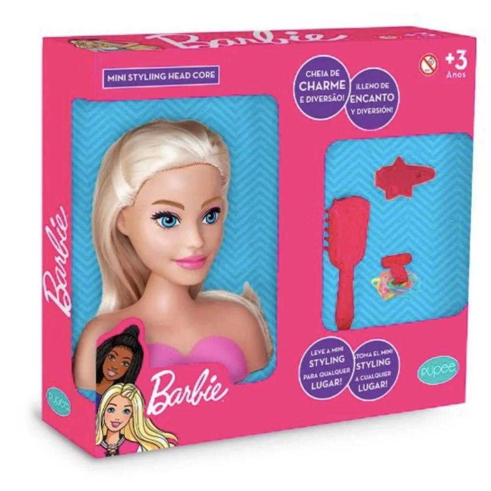 Boneca Barbie Para Maquiar Extra Styling Head Hair - Pupee - Ri Happy