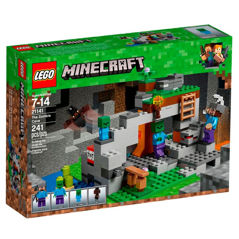LEGO-Minecraft---Caverna-do-Zombie---21141