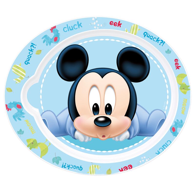 Pratinho-Plastico---Oval---Disney---Mickey-Mouse---New-Toys