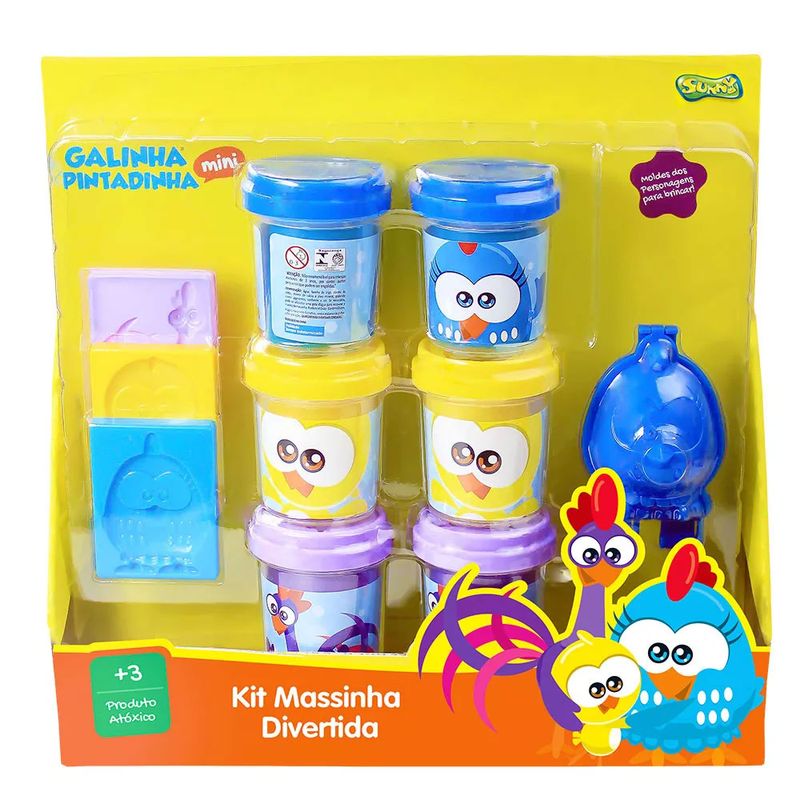 Conjunto-de-Massas-de-Modelar---Galinha-Pintadinha---Sunny