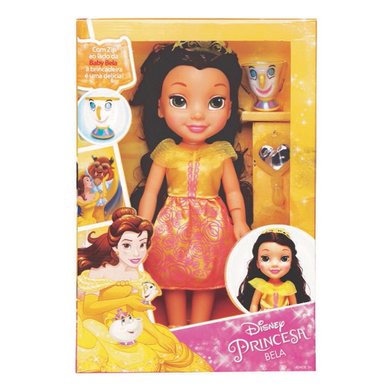 Boneca-30-Cm---Disney---Minha-Primeira-Princesa-Real---Disney---Princesas---Bela---Mimo