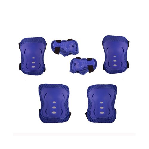 Conjunto de Proteção - Skateboard e Rollers - Azul - 3 Peças - Bel Fix - P
