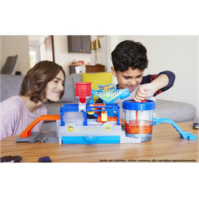 Pista-e-Veiculo---Hot-Wheels---Mega-Lava-Rapido---Mattel