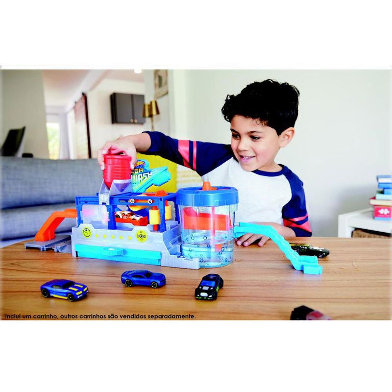 Pista-e-Veiculo---Hot-Wheels---Mega-Lava-Rapido---Mattel