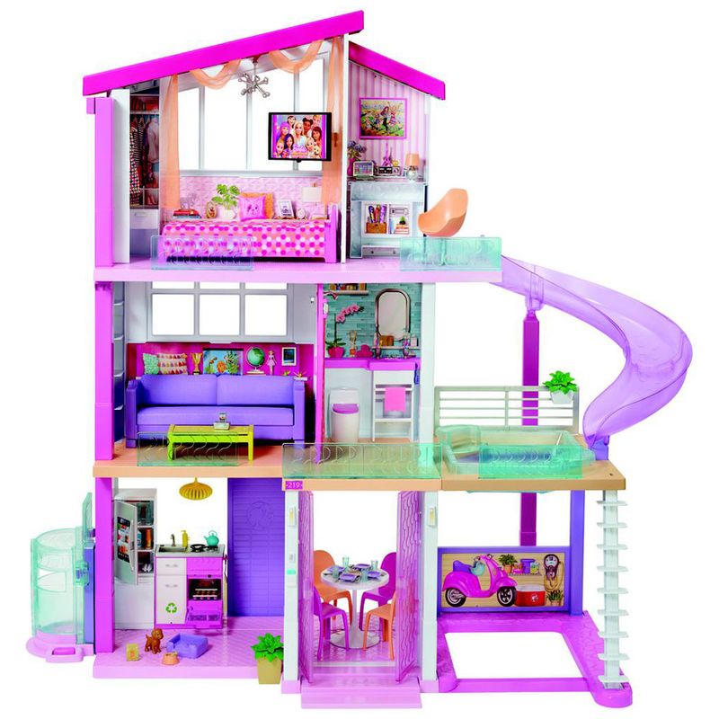 Playset-e-Acessorios---Barbie---Casa-dos-Sonhos-75-Cm---Mattel