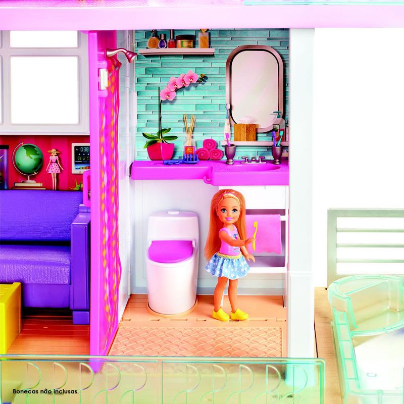 Casa dos Sonhos da Barbie com Acessórios - 120 Cm - Mattel