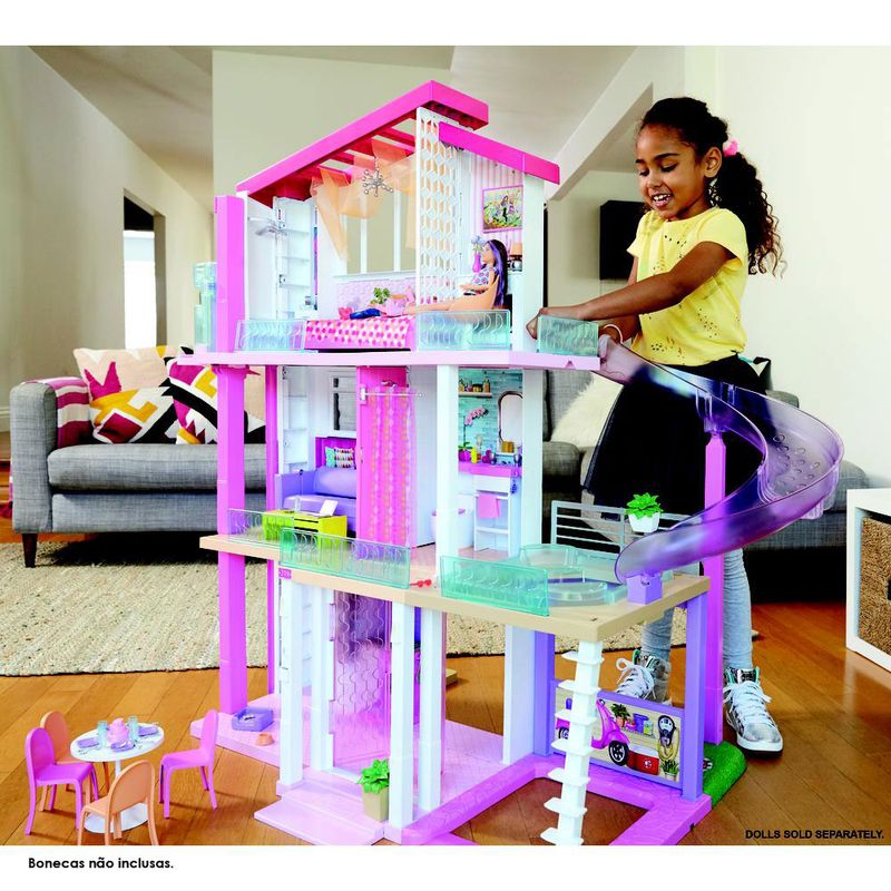 Casa dos Sonhos da Barbie com Acessorios - 75cm - Mattel