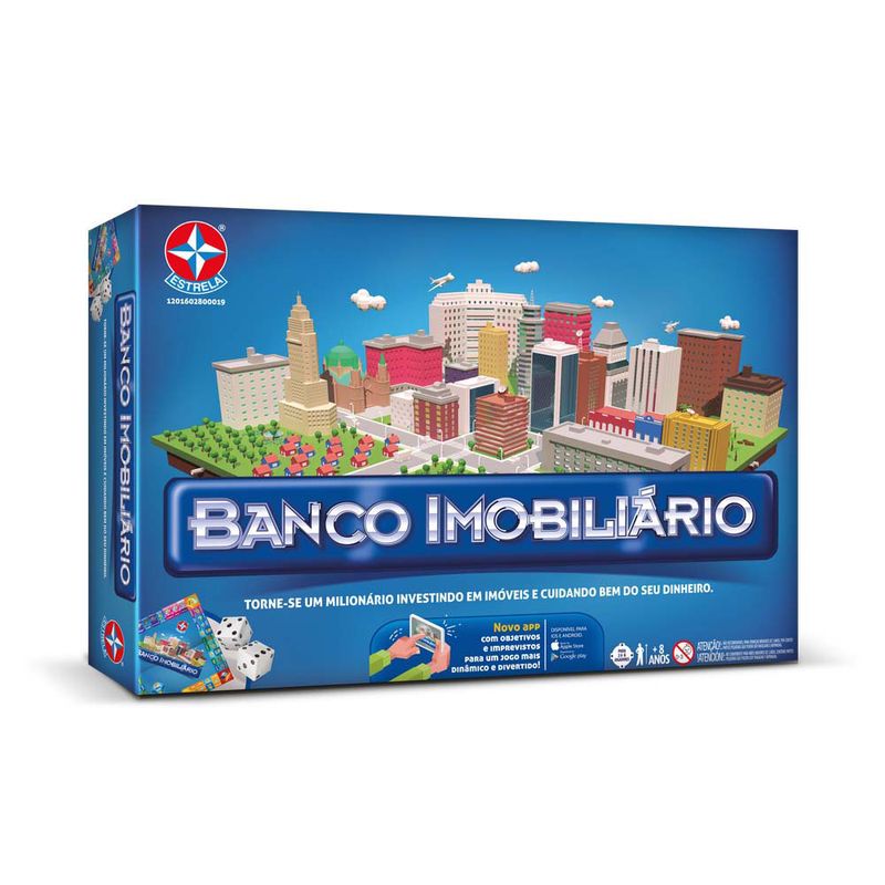 Jogo Banco Imobiliário - 2018 - Estrela