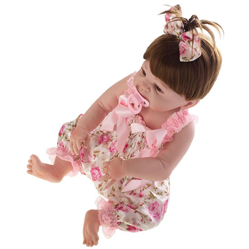 Boneca-Laura-Doll-Baby---Pink-Flower---Shiny-Toys