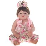 Boneca-Laura-Doll-Baby---Pink-Flower---Shiny-Toys