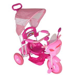 Motinha Triciclo Motoca Infantil Mini Veículo Rosa C/ Pedal