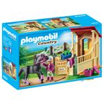 Playmobil-Country---Cavaleiro-com-Estabulo---Blacky---6934---Sunny