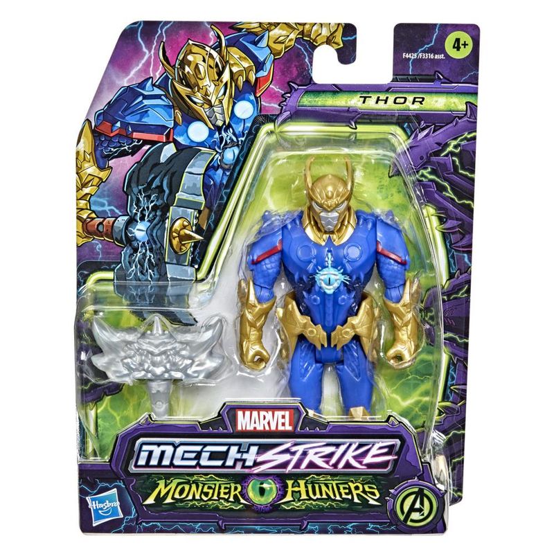 Boneco-Articulado---Marvel---Mech-Strike---Thor---Monster-Hunters---15cm---Hasbro-1