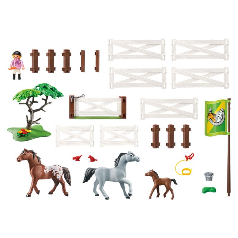 Playmobil-Country---Cercado-com-Cavalos---6932---Sunny