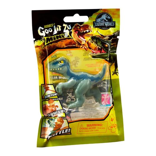 Mini Figura - Jurassic World - Goo Jit Zu - Blu - 6 cm - Sunny