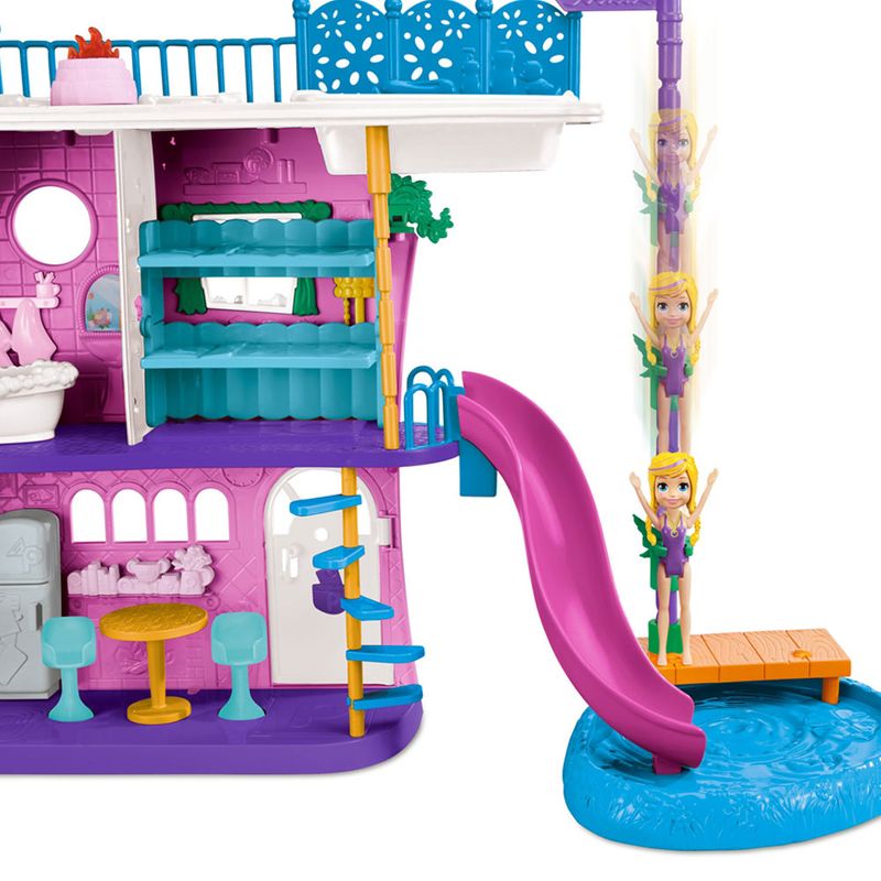 Playset e Mini Boneca - Polly Pocket - Casa do Lago da Polly - Mattel - Ri  Happy