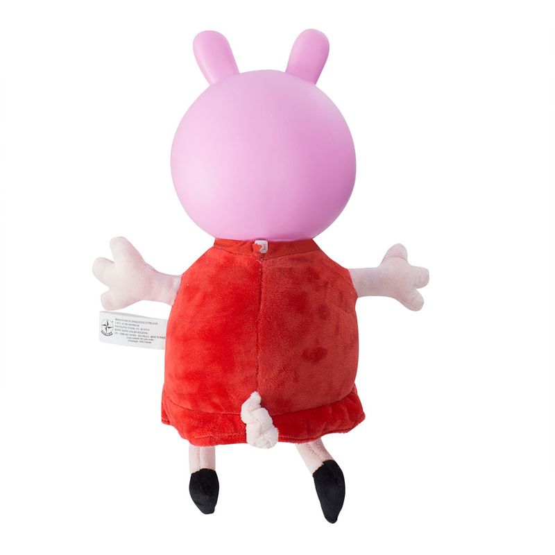 Pelucia-com-Sons---30-Cm-com-Cabeca-de-Vinil---Peppa-Pig---Peppa---Estrela