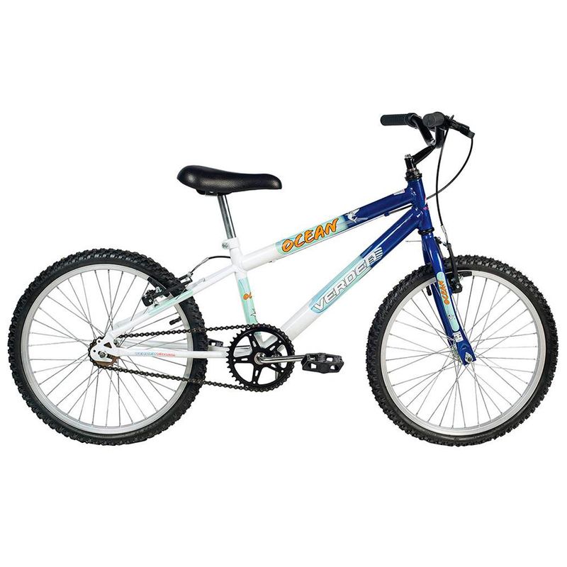 Bicicleta-ARO-20---Ocean---Azul-e-Branco---Verden-Bikes