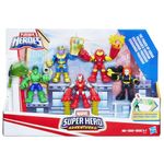 Conjunto-de-Mini-Figuras---Playskool-Heroes---Marvel-Super-Heroes---Esquadrao-Poderoso---Hasbro