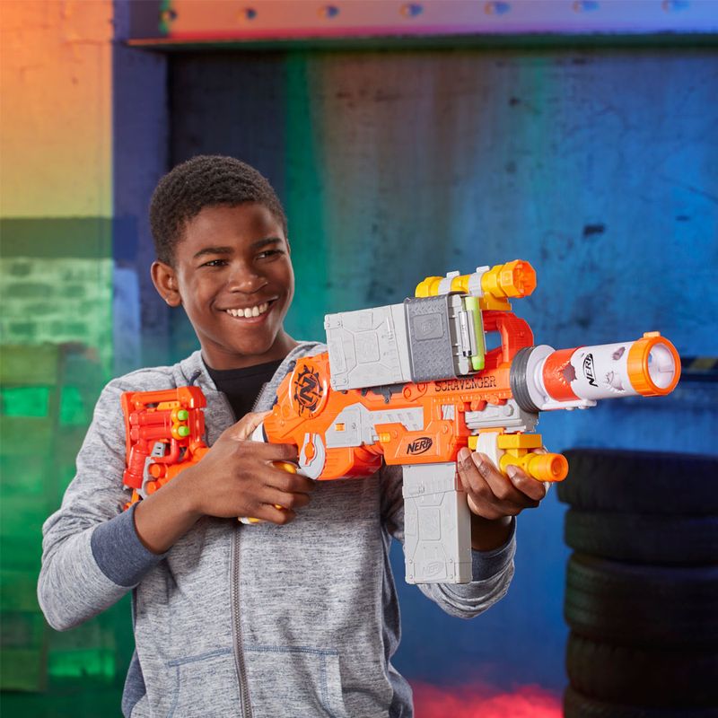 Confira Lançador Nerf - Zombie Scravenger - Hasbro - Rihappy - Ri