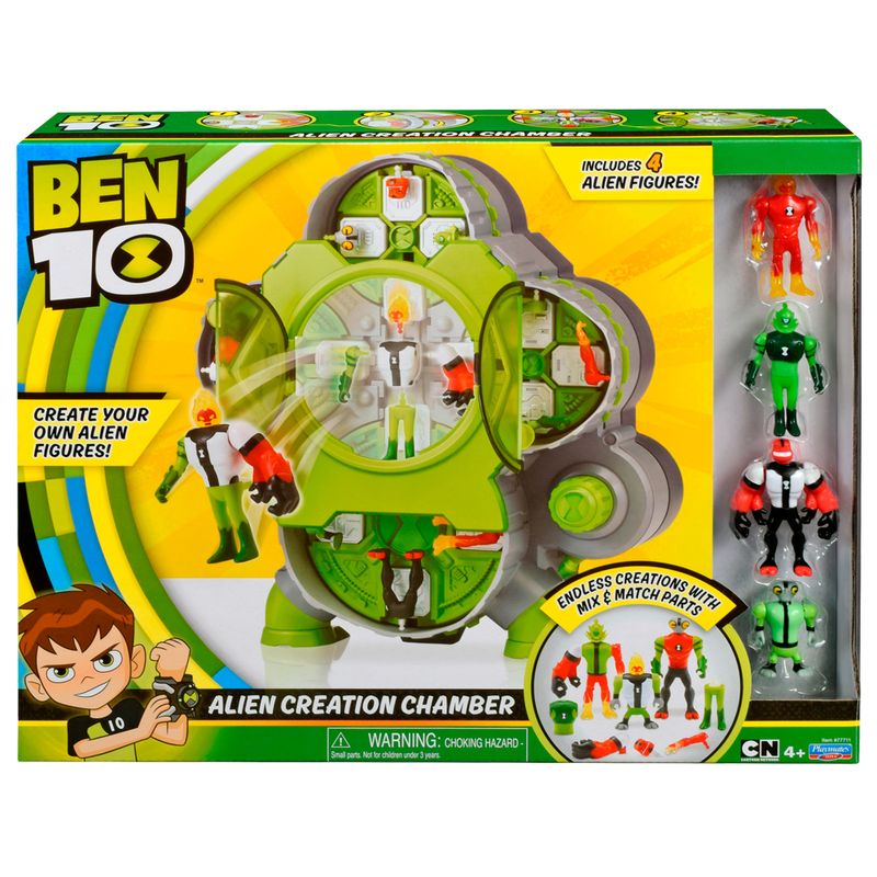 Maleta-e-Mini-Figuras---Ben-10---Conjunto-de-Criacao-Alien---Sunny