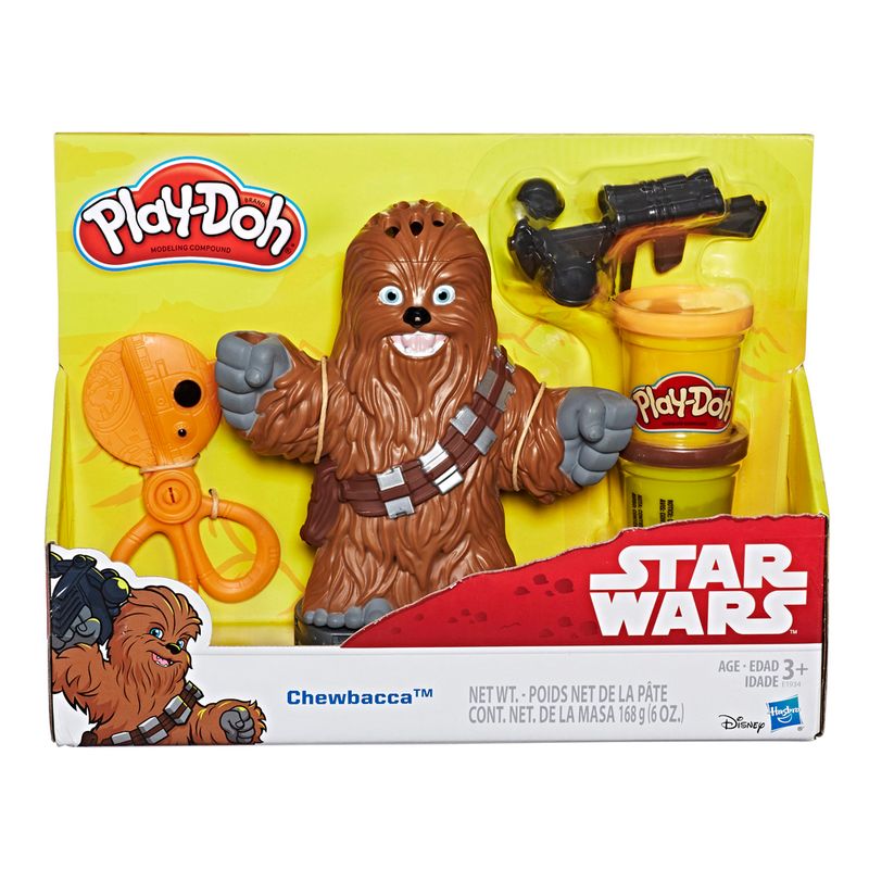 Massa-de-Modelar---Play-Doh---Disney---Star-Wars---Chewbacca---Hasbro