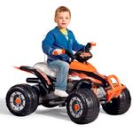 Quadriciclo-Eletrico---12-V---Corral-T-Rex---Arancio---Peg-Perego