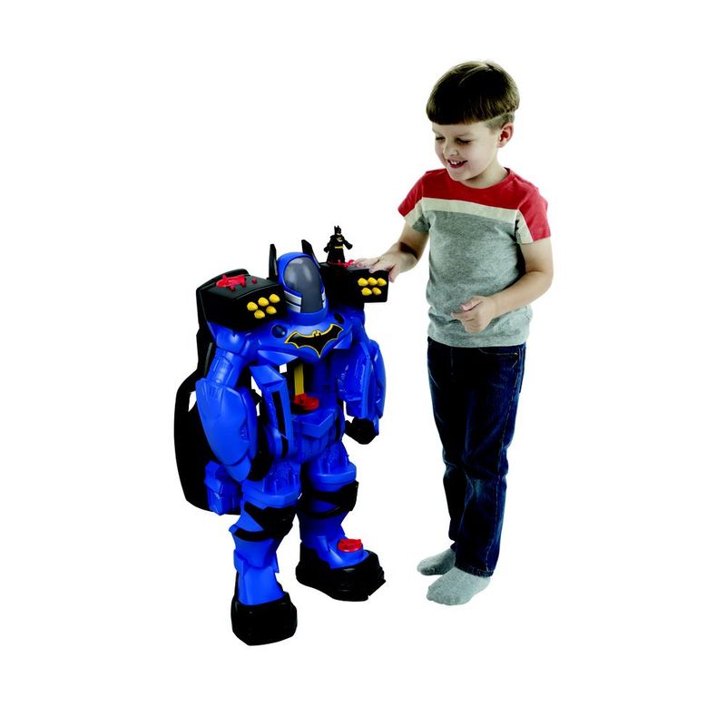 Figura-com-Lancador---45-Cm---Imaginext---DC-Comics---Mega-Battlebot---Batman---Fisher-Price