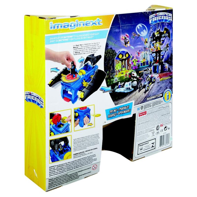 Lancador-2-em-1---Imaginext---DC-Comics---Batluva---Acao-Dupla---Fisher-Price