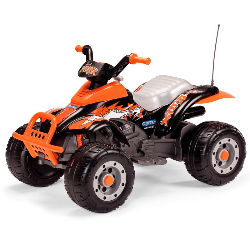 Quadriciclo-Eletrico---12-V---Corral-T-Rex---Arancio---Peg-Perego
