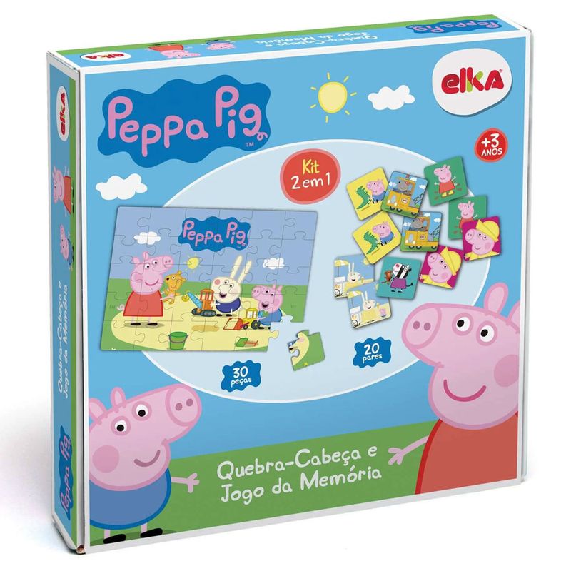Quebra-Cabeca-e-Jogo-da-Memoria---Peppa-Pig---Elka