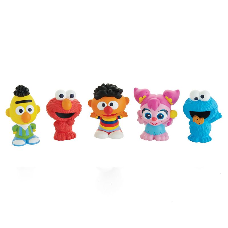 Conjunto-de-Mini-Figuras---Vila-Sesamo---Elmo-Abby-Beto-Enrique-e-o-Monstro-da-Bolacha---Mattel