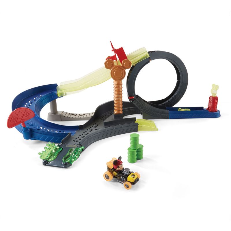 Pista-e-Veiculo---Disney---Mickey-Mouse---Conjunto-Super-Looping---Mattel