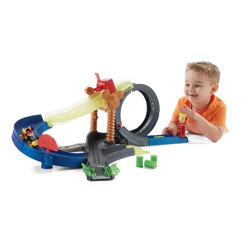 Pista-e-Veiculo---Disney---Mickey-Mouse---Conjunto-Super-Looping---Mattel