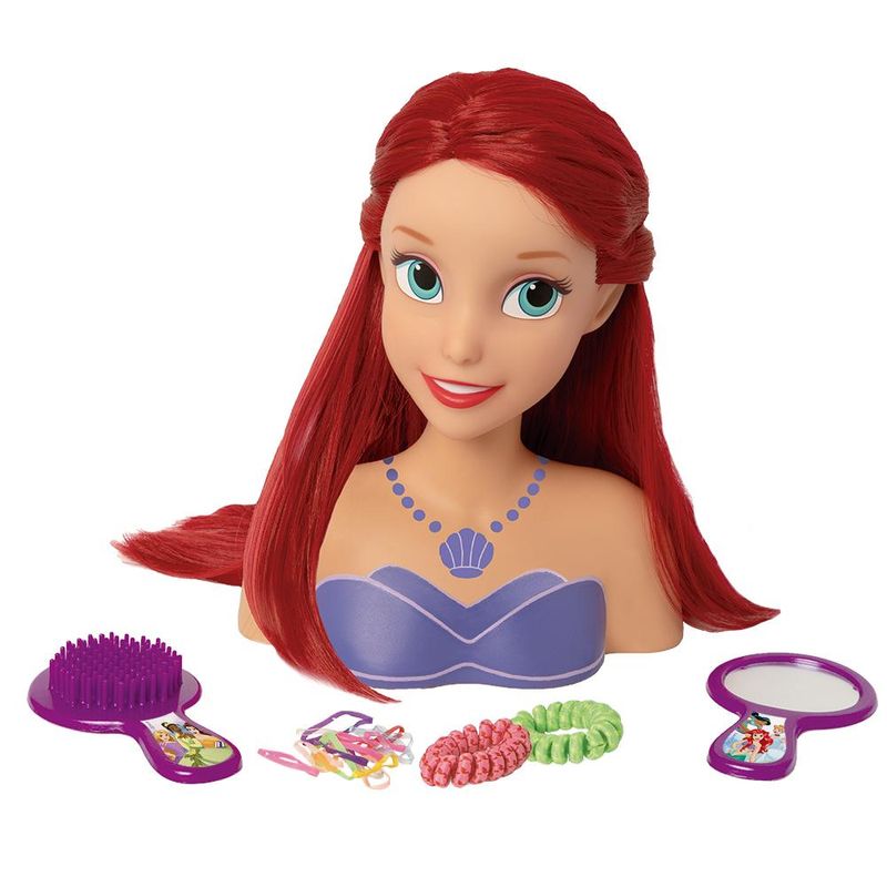 Boneca---Princesas-Disney---Busto---Ariel---Lilas--Novabrink-0